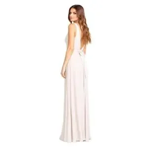 knee length dresses for ladies Nicole Maxi Dress ~ Show Me The Ring Crisp – Show Me Your Mumu main image 0